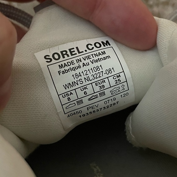 Sorel Kinetic Lace Trainers Grey Size 8 - Picture 10 of 11